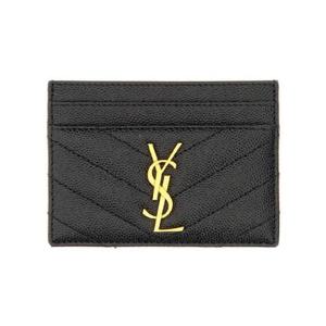 생로랑 생로랑 블랙 카드 지갑 2218948