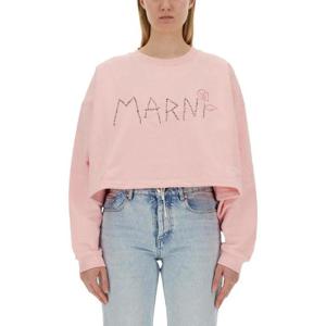 마르니   맨투맨 SS24 FLJE0198S1UTC27500C16 2604534 PINK
