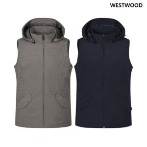[웨스트우드] 여성 포켓 방풍 바람막이 조끼 (2컬러) WP3WCVT604
