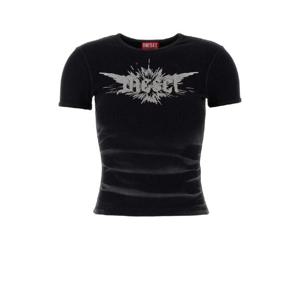 디젤   반팔 티셔츠 FW25 A142310WFBM 02 5805599 Black