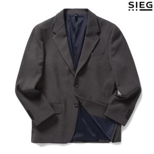 [지이크][균일특가] 25FW 프리미엄 조직감 그레이 스판 캐주얼자켓 PFE4006GYDN2