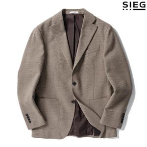 [지이크][품절임박] 25FW 프리미엄 레귤러핏 베이지멜란지 캐주얼자켓 PFE4071BEMDN2