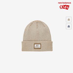 [뉴발란스키즈] NK8BFF461U(35) 베이지 골지 비니