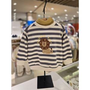 [블루독베이비] 25 FW(DG)라이언하프폴라스웨트셔츠 (45C1433408)티셔츠 백일 돌 선물 조카 유아 아가옷 겨