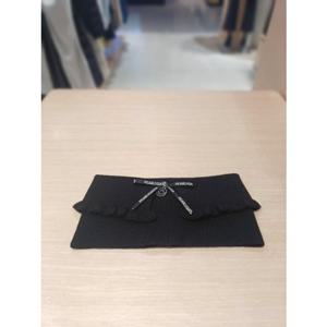 [파리게이츠] 25FW겨울 여성 리본 포인트 니트 넥워머 (521E4AC004BK)