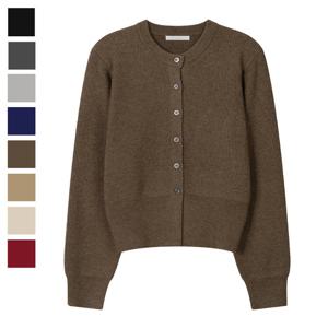 [리빌모아]여자 간절기 레이첼 라운드 긴팔 가디건 SGW-CA-Q089-