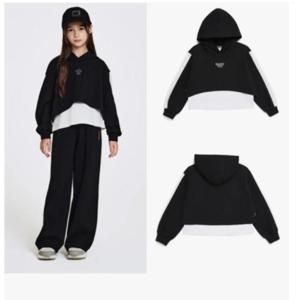 블랙야크키즈 sh06 BK리아레이어드후드티셔츠OV2 1BKTSW4911