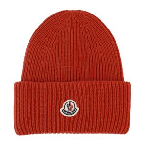 몽클레어 로고 패치 울 캐시미어 비니 3B00075 M1127341