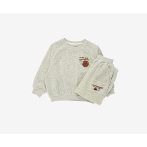 뉴발란스 키즈 Baseball 패치 포인트 코듀로이 스웻 셋업 B1 NK9YF4403U 33 51 85