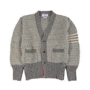 [라이크어스타] 24SS 톰브라운 사선완장 모헤어 트위드 클래식 가디건 MKC510A Y1506 055