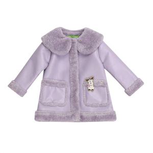 [티파니(정상)]연보라 무스탕(T26KAC020-BS)