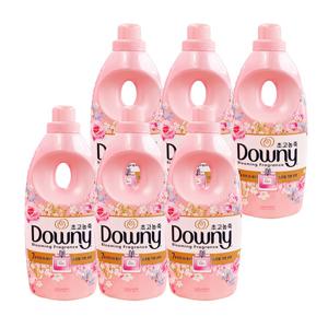 다우니 초고농축 퍼퓸 섬유유연제 스프링 가든 러브 1L x6개