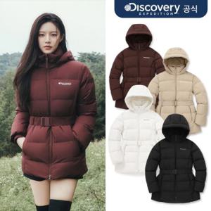[디스커버리] [고윤정 착용] 여성 베니아 구스다운 미드패딩 4종 택1 DWDJ96046-SET