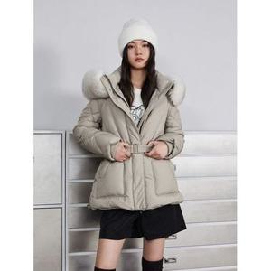 [에고이스트]모카 슬리브 다이아퀼팅 텍스처 다운점퍼 EQ4TD006