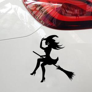 할인 빗자루 마녀 스티커 A01 / DIY 자동차 주유구