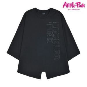 [애플핑크]7부 뒷판 트임 티셔츠 (APK8Q201GS)