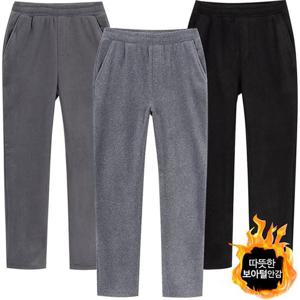 기모지원단 보아털 안감 트레이닝 밴딩 스판 팬츠