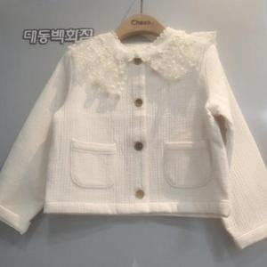 치크 DP01 여아 크롭자켓(레이스카라탈착) CKJA2421G