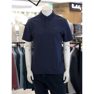 크로커다일 세이브존03 [크로커다일] 남성 여름 피에르가르뎅 써커 조직감 반팔 카라 티셔츠 SAVPPTS2902