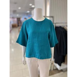 화이트호스 세이브존01 린넨라운드블라우스 W242225