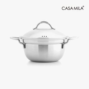 [에피큐리언][까사밀라] 스틸라 스테인리스 양수냄비 24cm