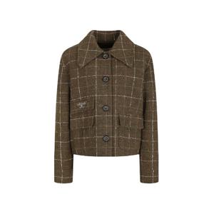 [제이제이 지고트]패치 장식 믹스 체크 울 재킷 GMBA0JKJ3