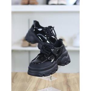 바이로쏘 세이브존06 캐주얼 레이스업 청키 통굽 6cm 로퍼 (BY)24S11619BB2W