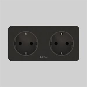 빌트인 가구 매입콘센트 BIS-W402 블랙