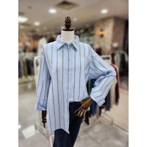 스테파니 세이브존08 큰 스트라이프 남방 A25SH5101