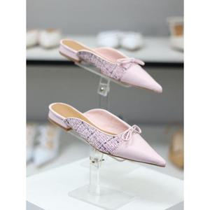 바이로쏘 세이브존03 트위드 포인티드 캡토 로우굽 2cm 뮬 힐 (BY)AG25S12391BF3A