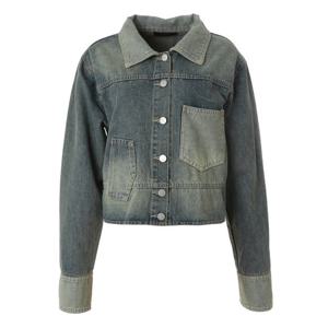 [에이비에프지]언발란스포켓포인트 숏데님재킷 APY5QJ33G