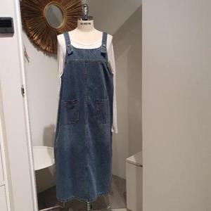 르피타 HC06 레이어드 데님 원피스(다크 블루) L255UOP253