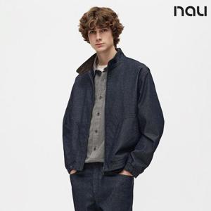 나우  (1NUJKF4902_IN) U논페이드데님봄버자켓 INDIGO