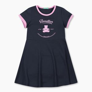 [베네통키즈] 와플 플레어 원피스_QAOP20531NY