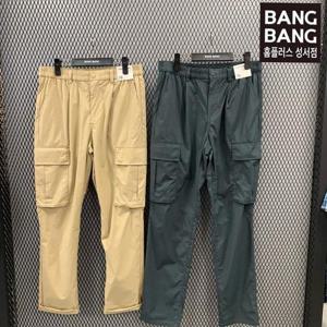 뱅뱅 HC04 봄여름 남성 밴드스판  얇은 카고 면바지 NPL102