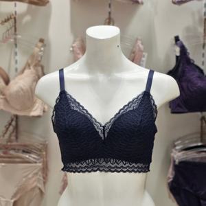 [트라이엄프] 리사이클 레이스 풀커버 노와이어 후크타입 브라렛