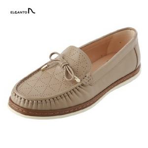 [엘칸토(여성화)]여성 엠보 펀칭 리본 로퍼 LCWC08U513 (베이지)