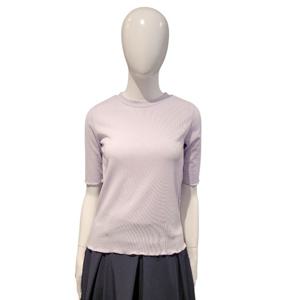 [페이지플린]끝단 물결짜임 반팔 티셔츠(F5ATS008A)