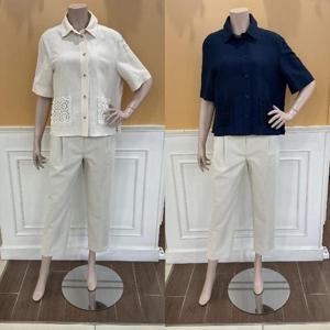 BCBG M백화점 소프린넨블라우스 B5B4B419