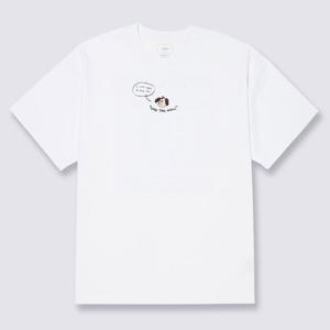 [반스]아티스트 컬렉션 Vans X Riroo 반소매 티셔츠 화이트 VN000QF4WHT1