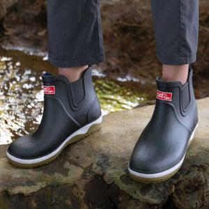 남자 방한 숏부츠 겨울 여행 낚시 캐주얼 고무 장화