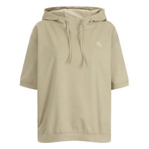 샵앤) 여성 M자수 밑단 밴딩 후드 반팔 티셔츠 RBE-WSH-20593-베이지