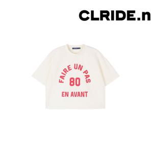 [클라이드]여성 셋업 레터링 반팔 티셔츠 FPBTS735F