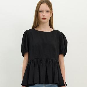 [올리브데올리브]리본 디테일 페플럼 블라우스(OH5MB487)