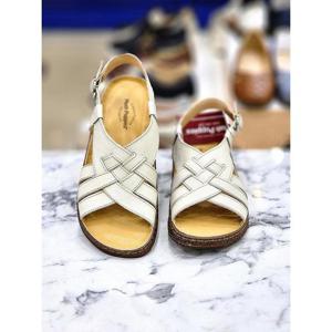 허시파피 세이브존05 여성 모노클래식 천연소가죽 3Cm컴포트굽 이지캐주얼 샌들 HKGQWP036