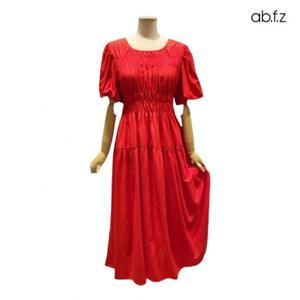 [에이비에프지]컬러플 스모그 밴딩 롱 원피스 APZ3HO05H