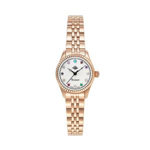 로즈몽 RS62-05MT 앤틱 터치 로즈 라운드 여성 메탈 손목 시계