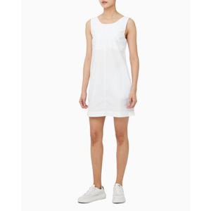 [캘빈클라인 진]여성 CK 포플린 나시 원피스 화이트 47AB000 (47AB000-YAA)
