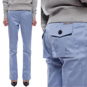 [디스퀘어드2] 여성 코튼 스트레이트 팬츠 (S72KA0328 S37488 086)