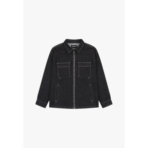 [잠뱅이]남성) 블랙 불변 가슴포켓 노말워싱 AP1DDJ213-BK